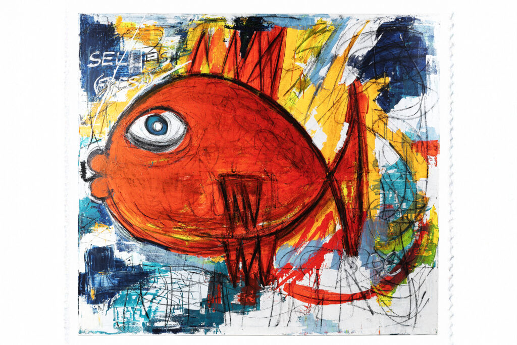 Isellfisch, painting